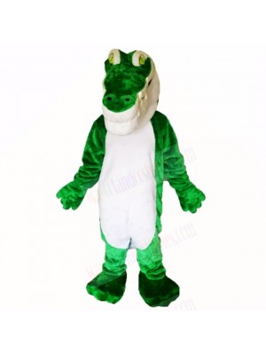 Green Crocodile Lightweight Mascot Costumes Adult