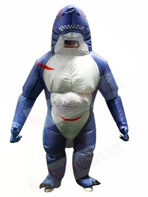 Muscular Monster Shark Inflatable Costume