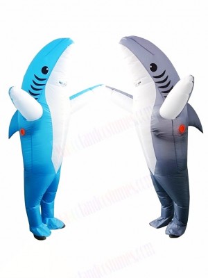 Shark Inflatable Halloween Xmas Blow Up Costumes for Adults