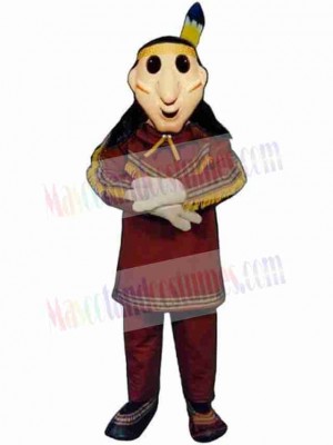 Indian The Brave Mascot Costume