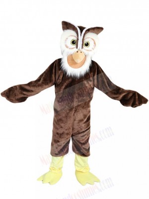 Brown Owl Mascot Costume