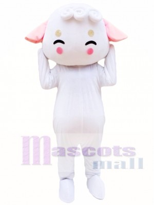 White Sheep Mascot Costume