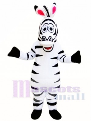 Cute Zebra Horse Mascot Costume