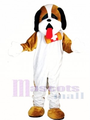 St Bernard Dog Mascot Costume