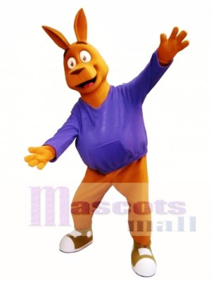 Friendly Kangaroo Mascot Costume