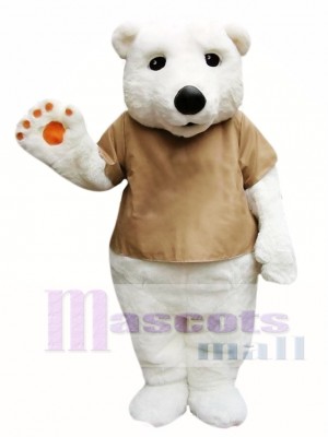 Cute Polar Bear Mascot Costume