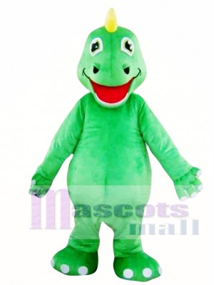 Green Adult Dinosaur Mascot Costumes  