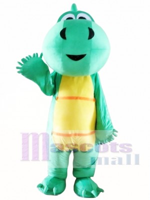 Green Dinosaur Mascot Costume for Adults