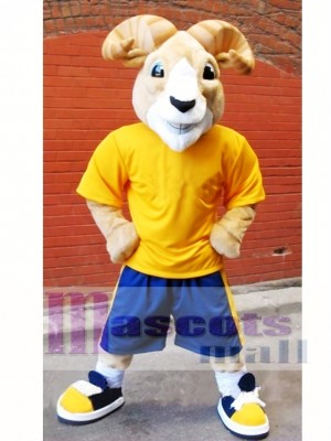Cute Sport Ram Mascot Costume