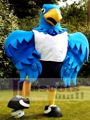Big Blue Bird Mascot Costume