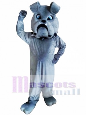 Grey Bulldog Mascot Costumes  