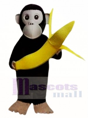 Chimpanzees and Banana Mascot Costumes  