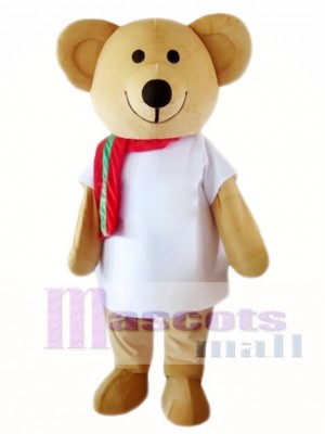 Cartoon Character Brown Bear Mascot Costume