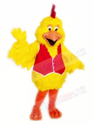 The Chicken in Red Vest Mascot Costumes