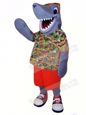 Sport Happy Shark Mascot Costume 