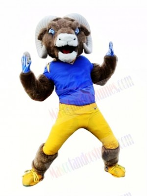 Sporty Powerful Ram Mascot Costume 