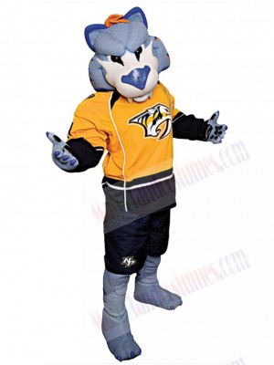 Nashville Predator Gnash Sabretooth Tiger Mascot Costume