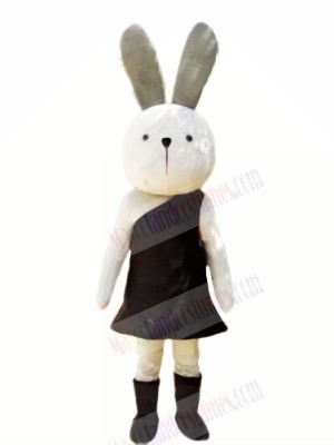 White Easter Bunny Rabbit Mascot Costumes Animal