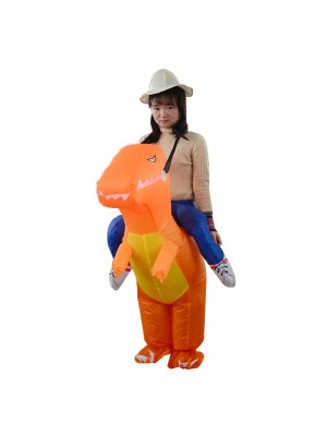 T-Rex Dinosaur Carry me Ride On Inflatable Costume Halloween Christmas For Teenager