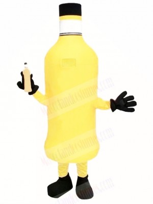 Orange Bottle Mascot Costume 