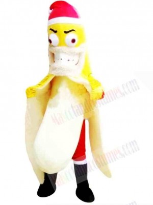 Christmas Banana Mascot Costume 