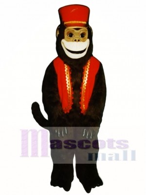 Organ Grinder Monkey with Vest & Hat Mascot Costume