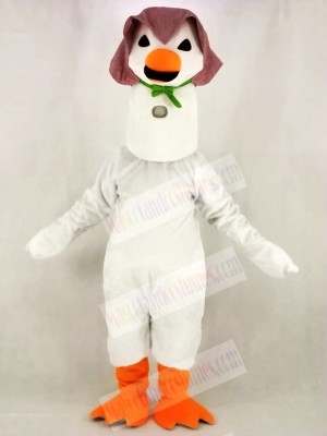White Mother Goose Mascot Costume School	