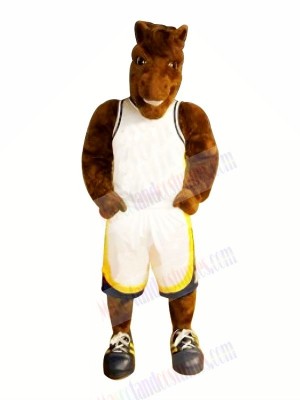Brown Basketball Horse Mascot Costumes Animal