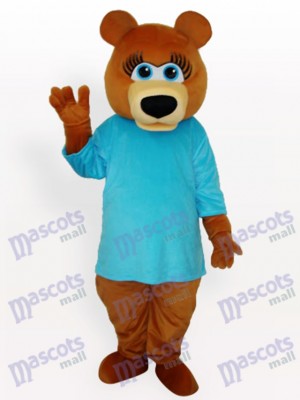 Blue Bear Animal Mascot Costume