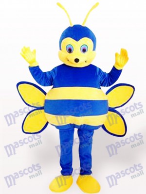 Blue Bee Insect Mascot Costume