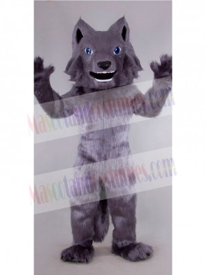 Big Black Wolf Mascot Costume Animal	