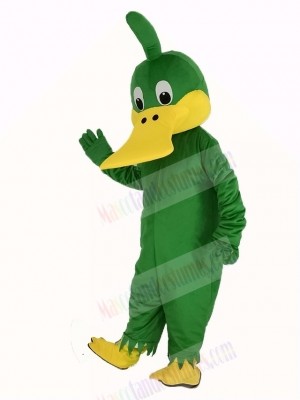 Green Duck Mascot Costume