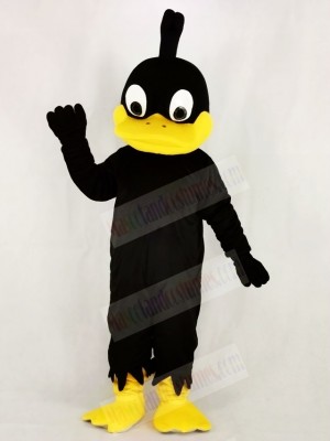 Black Duck with Yellow Mouth Mascot Costume College