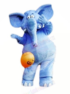 Strong Blue Elephant Mascot Costumes Animal