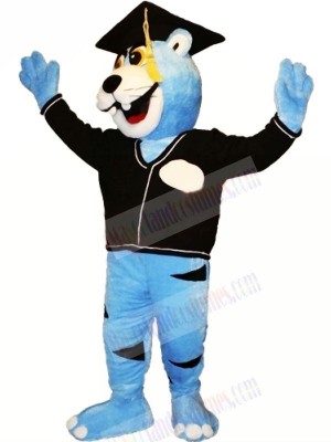 Blue Erudite Panther Mascot Costumes Animal