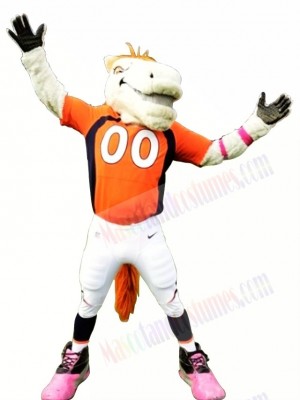 Mustang Horse Broncos Mascot Costume 