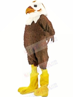 Strong Brown and White Hawk Mascot Costumes Animal