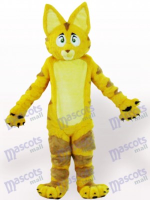 Yellow Cat Animal Adult Mascot Costume