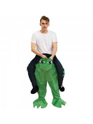 Big Eyes Frog Carry me Ride on Halloween Christmas Costume for Adult 