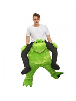 Fat Frog Carry me Ride on Halloween Christmas Costume for Adult 