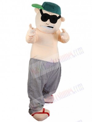 Bad Guy Man mascot costume