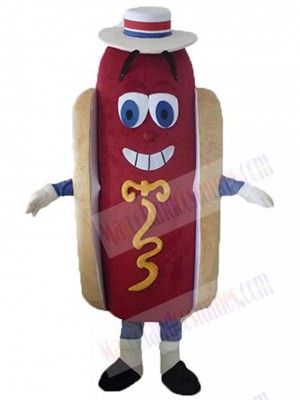 Hotdog mascot costume