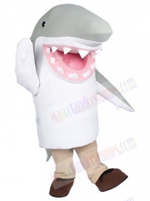 Shark mascot costume