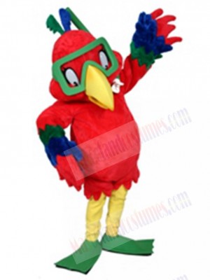 Coco Parrot mascot costume
