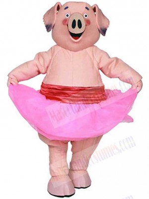 Mercy Watson Pig mascot costume