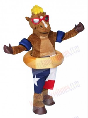 Typhoon Horse mascot costume