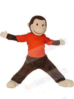 Curious George Monkey mascot costume