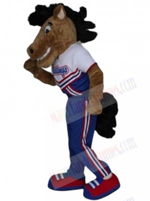 Mustang Horse mascot costume