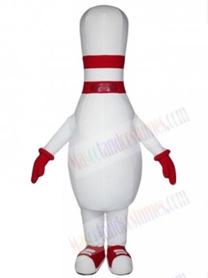 Bowling Pin mascot costume