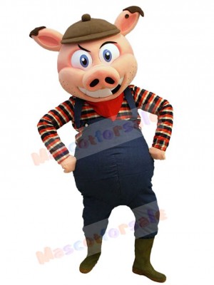 Pig mascot costume